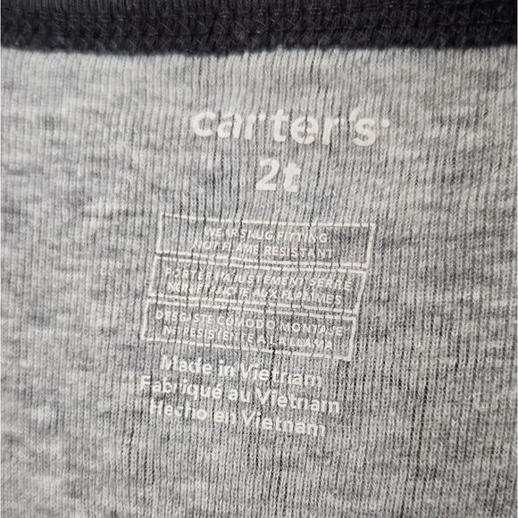 3/$20 Carters Kids One Piece Pajama / Sleeper Size 2 - Picture 3 of 4